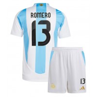 Argentina Cristian Romero #13 Hemmatröja Barn Copa America 2024 Kortärmad (+ Korta byxor)